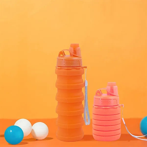 17OZ.Creative Portable Silicone Collapsible Water Bottle
