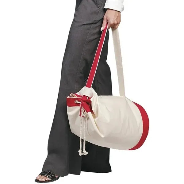 Bank Cotton Canvas Shopping Handbag