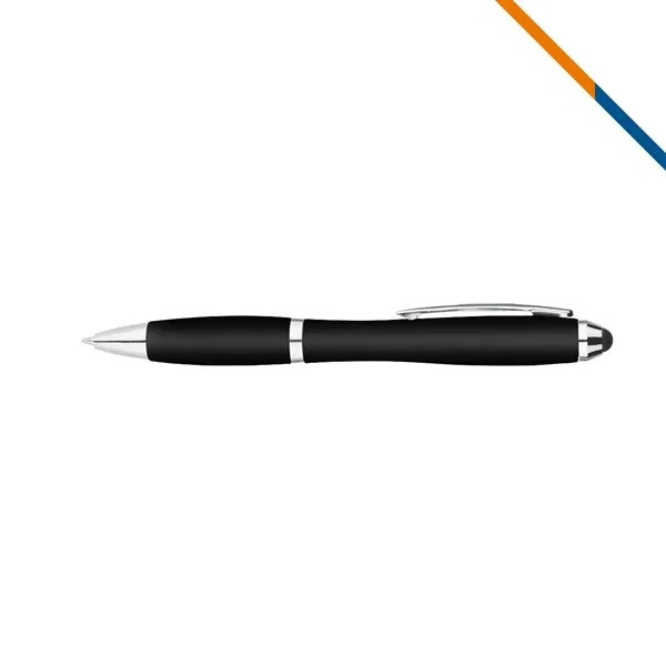 GlideZip Metallic Curvaceous Ballpoint Stylus Pen
