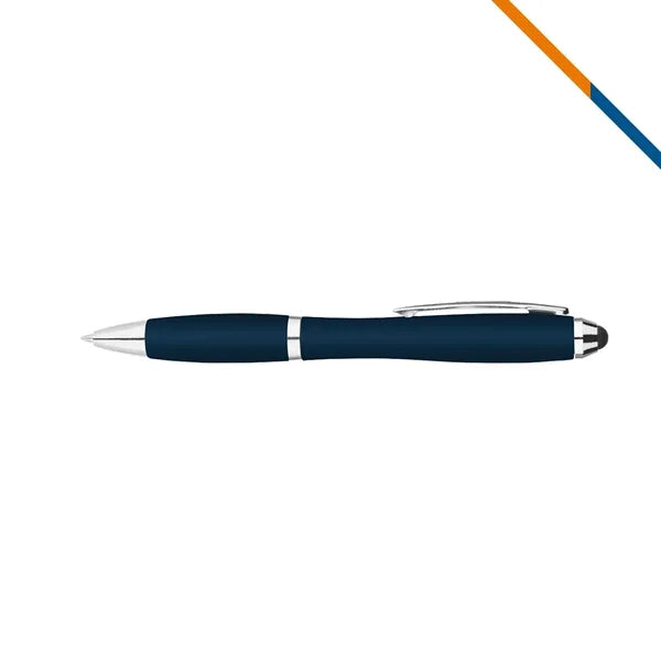 GlideZip Metallic Curvaceous Ballpoint Stylus Pen
