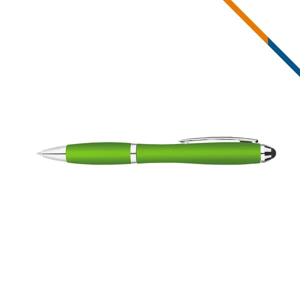 GlideZip Metallic Curvaceous Ballpoint Stylus Pen