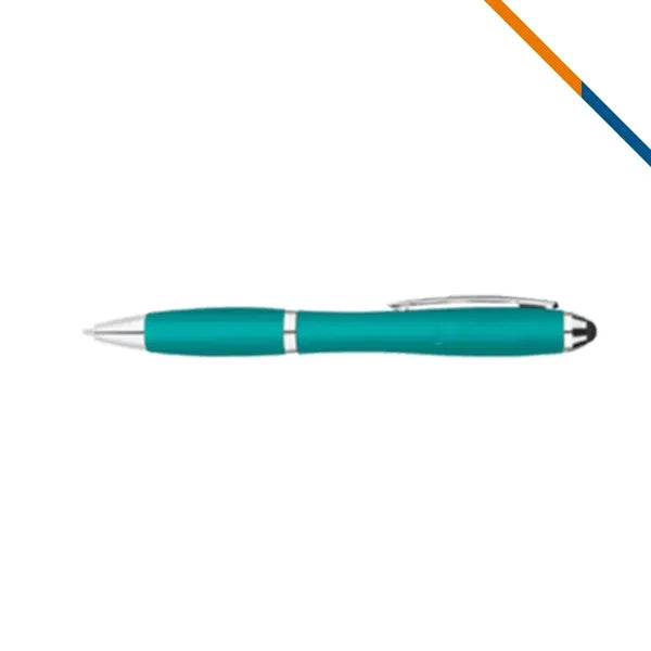 GlideZip Metallic Curvaceous Ballpoint Stylus Pen