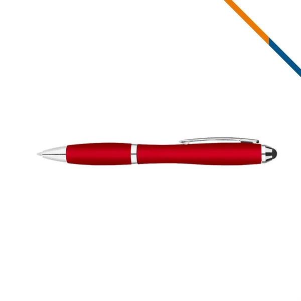 GlideZip Metallic Curvaceous Ballpoint Stylus Pen