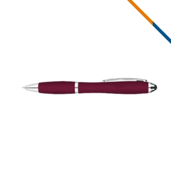 GlideZip Metallic Curvaceous Ballpoint Stylus Pen