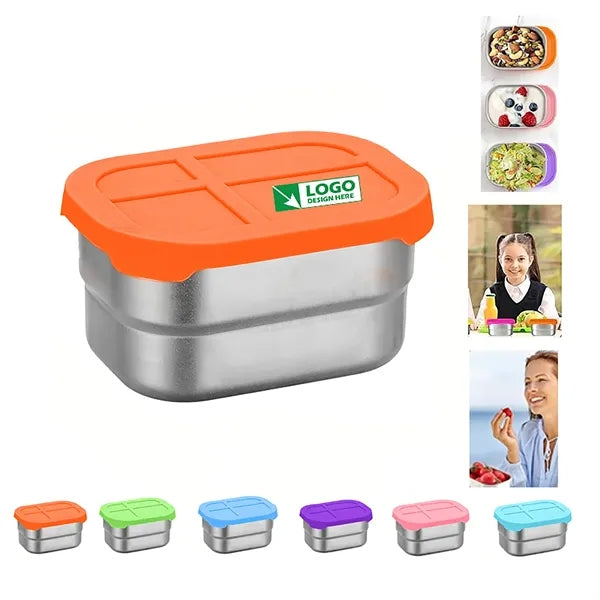 8oz Stainless Steel Snack Containers