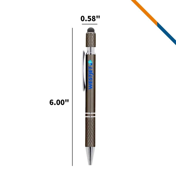 ZipPen Spin It Executive Metal Stylus Ballpoint Pen