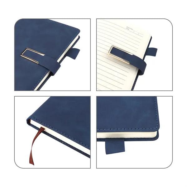 A5 Pu Cover Hardcover Journal Notebook W/ Magnetic Buckle