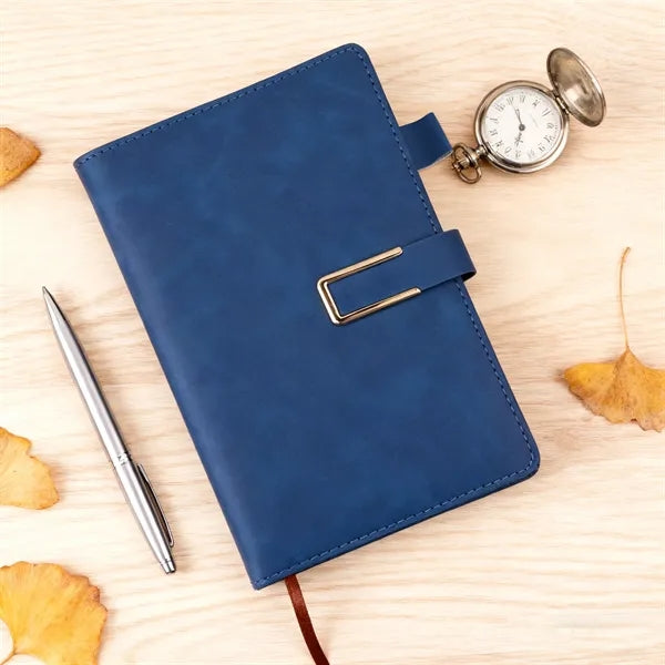 A5 Pu Cover Hardcover Journal Notebook W/ Magnetic Buckle
