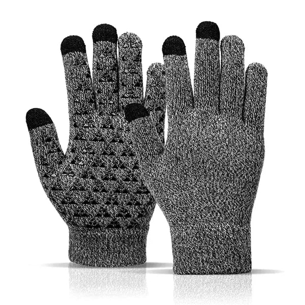 Touchscreen Winter Knit Gloves with Grip