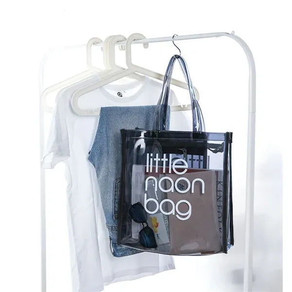 Jelly Clear PVC Shopping Beach Tote Bags