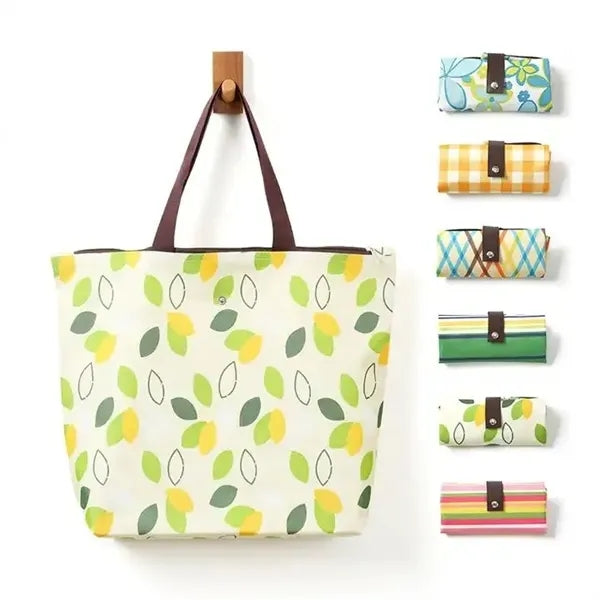600D Roll Up Shopping Tote Bag