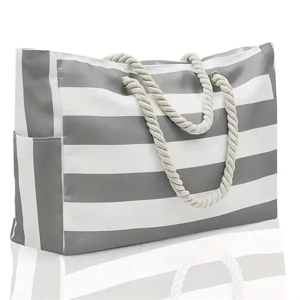 Colorful Flip Flop Print Beach Tote Bag