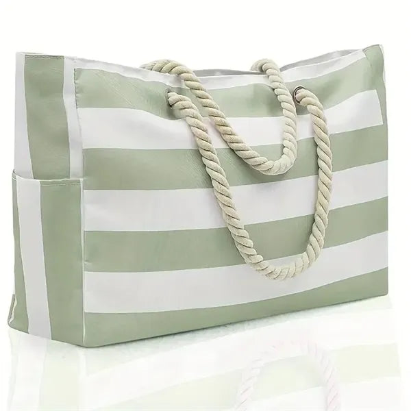 Colorful Flip Flop Print Beach Tote Bag