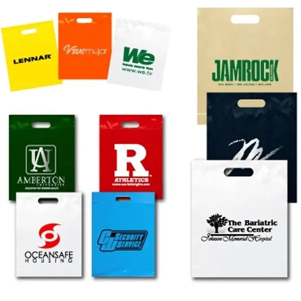 Die Cut Handle Plastic Shopping Bag