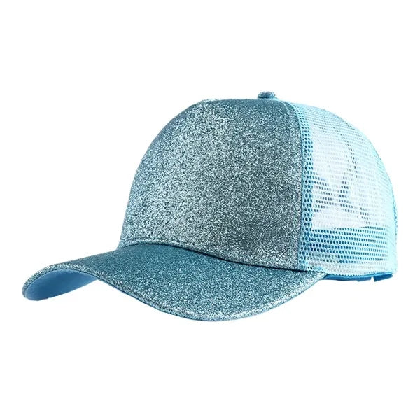 Ponytail Glitter Baseball Cap