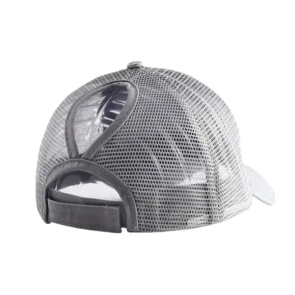 Ponytail Glitter Baseball Cap