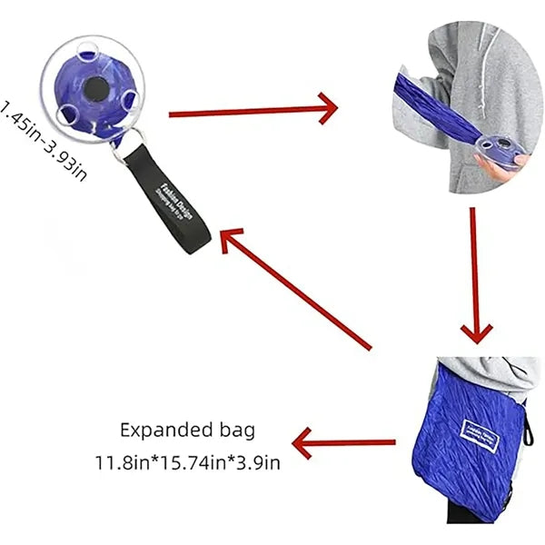 Foldable Eco-Friendly Shopping Tote Bag