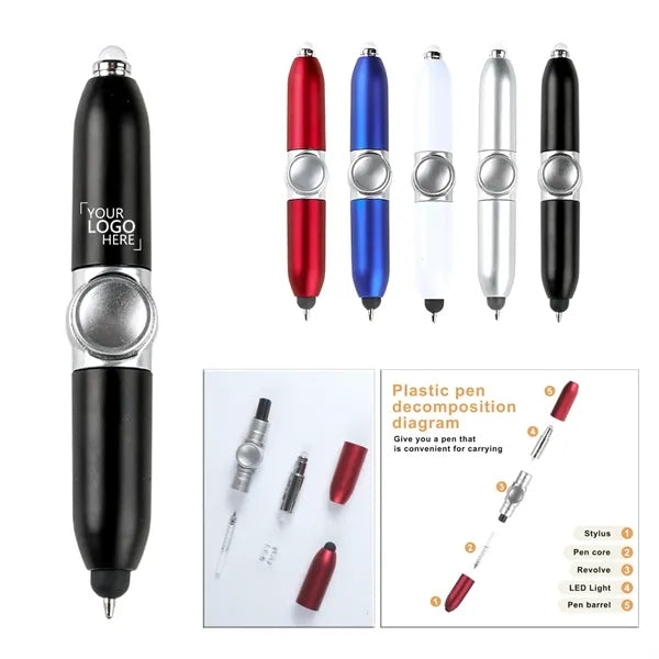 LED Fidget Spinner Pen