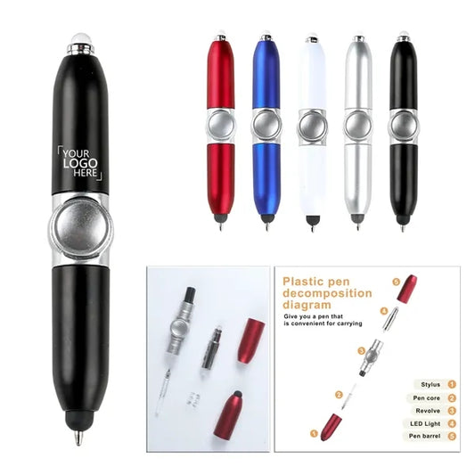 LED Fidget Spinner Pen