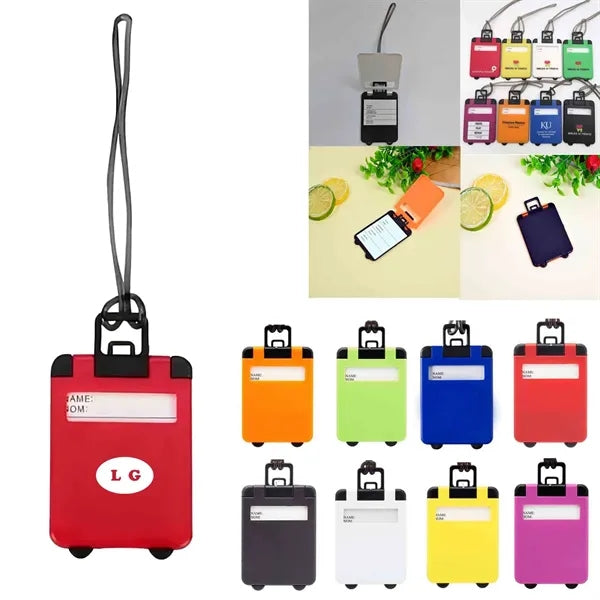 Suitcase Shaped Luggage Tag Air Travel