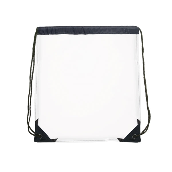 Clear Stadium Drawstring Bag