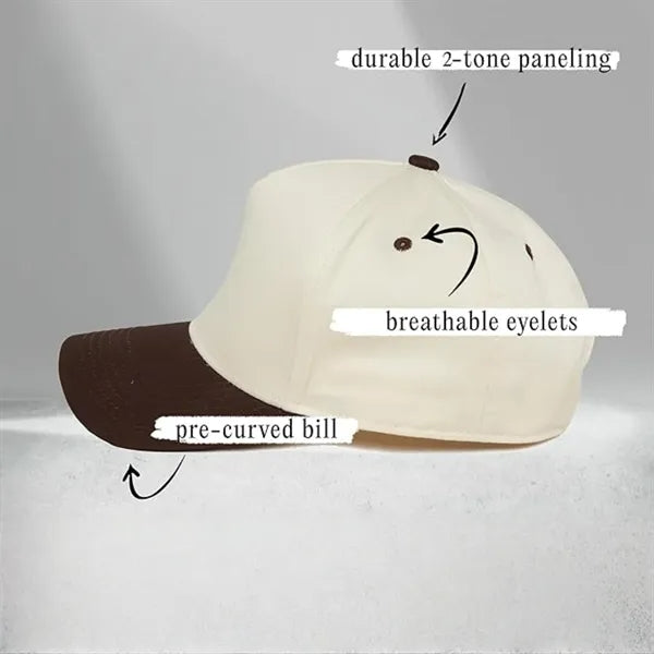 Two Tone Vintage Canvas Snapback Hats