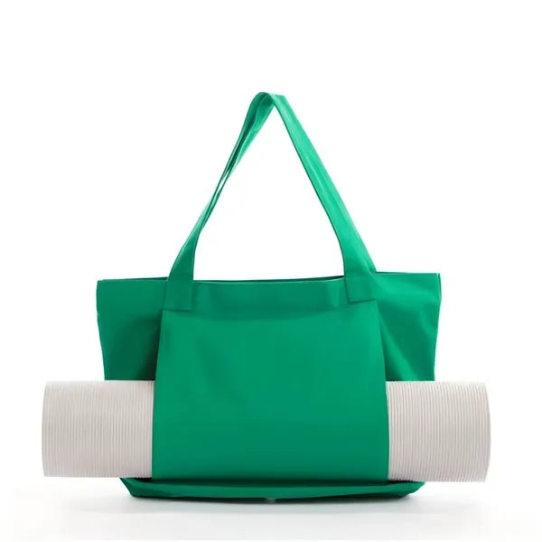 Yoga Pilates Mat Canvas Tote Bag
