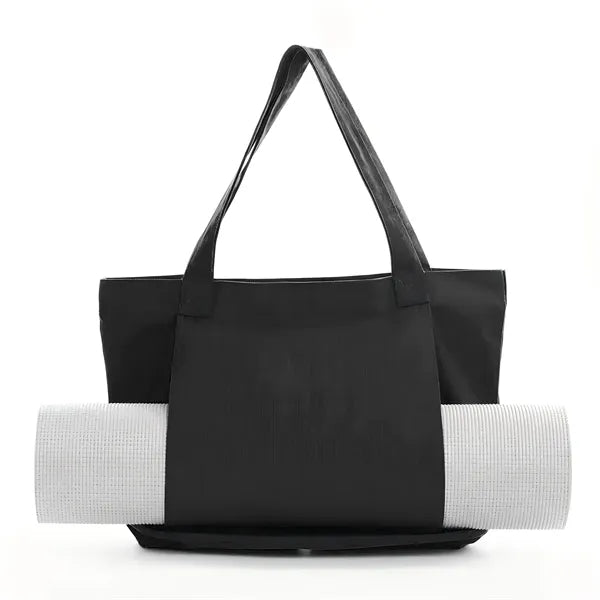 Yoga Pilates Mat Canvas Tote Bag