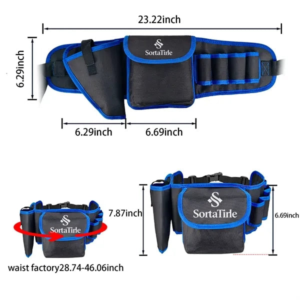 Durable 1680D Oxford Waist Multifunctional Tool Bag