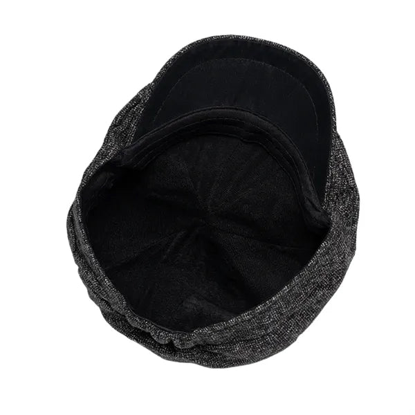 Mens Wool Newsboy Cap Classic Ivy Flat Driving Hat