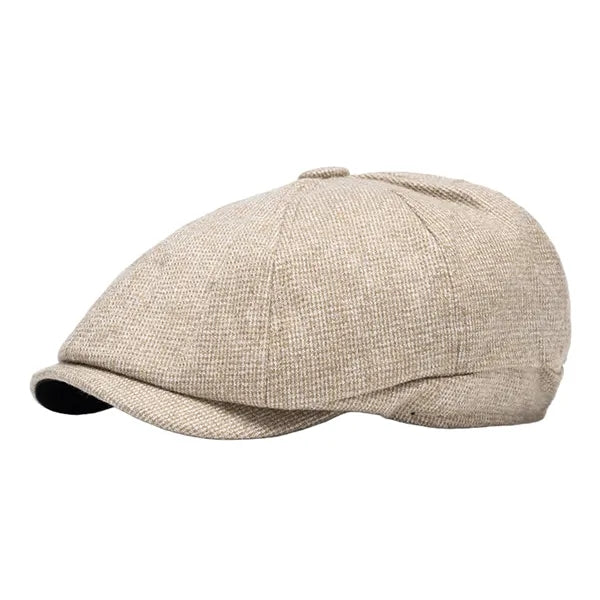 Mens Wool Newsboy Cap Classic Ivy Flat Driving Hat