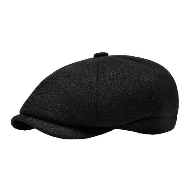 Mens Wool Newsboy Cap Classic Ivy Flat Driving Hat