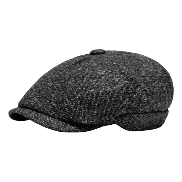 Mens Wool Newsboy Cap Classic Ivy Flat Driving Hat