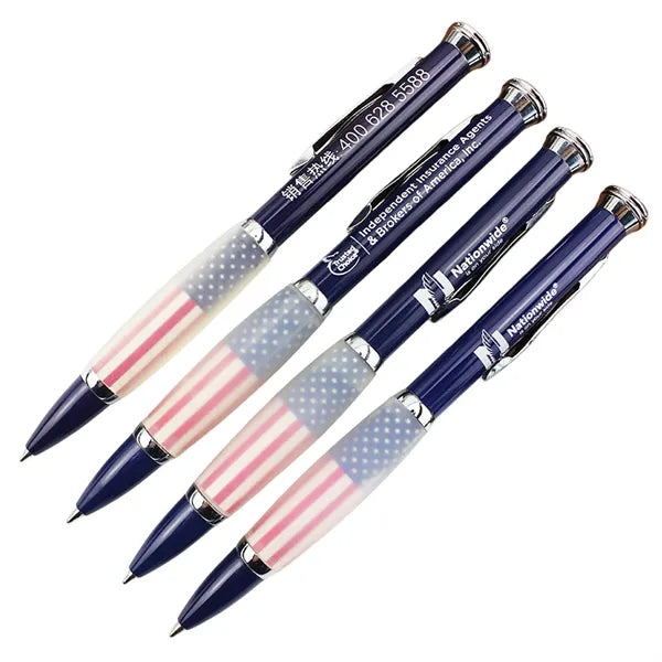 Patriotic American Flag Ballpoint Pen for Promotion