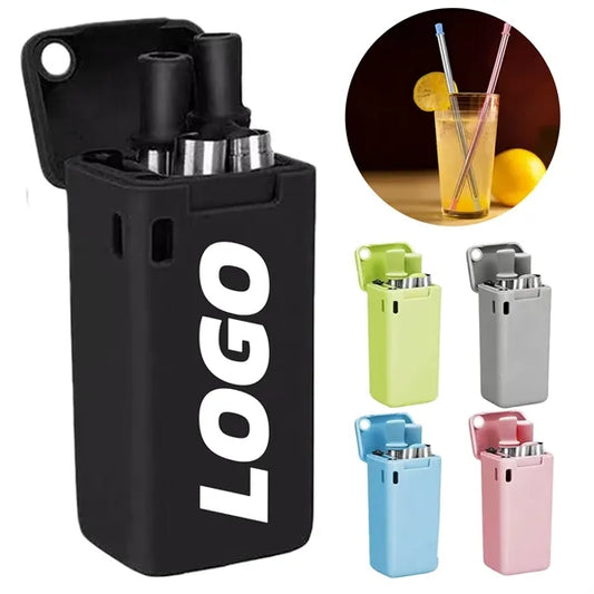 Collapsible Straw with Case Eco Friendly Telescopic Design