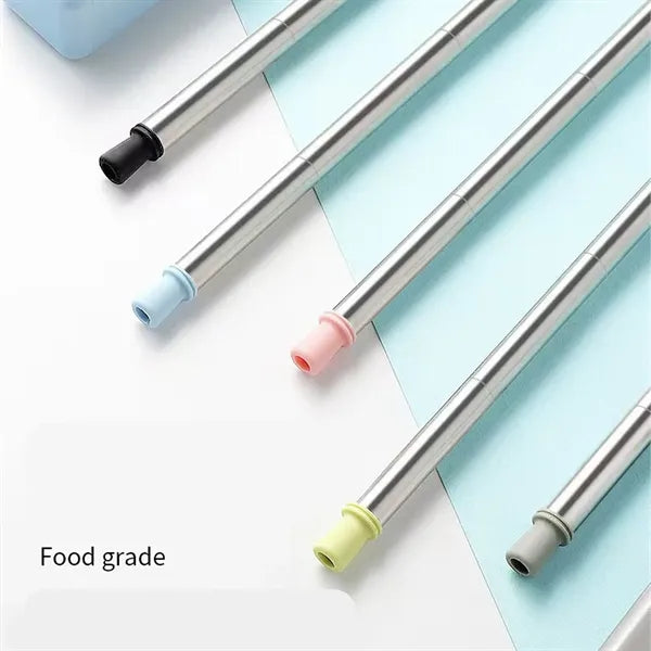 Collapsible Straw with Case Eco Friendly Telescopic Design
