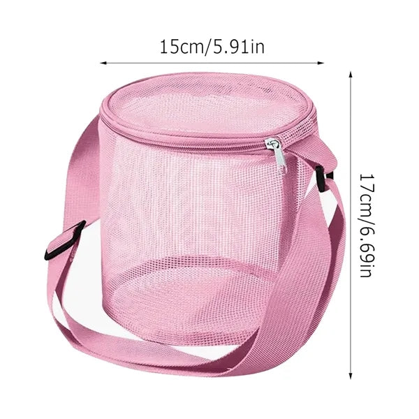 Beach Mesh Shell Bag