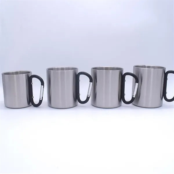 Camping Stainless Steel Climbing Buckle Cup