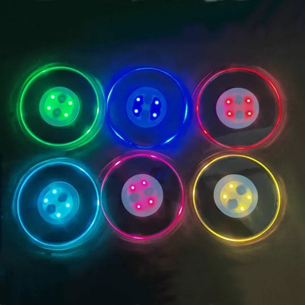 LED Light Up Coasters For Drink
