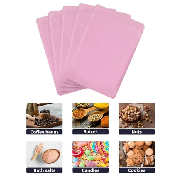 Resealable Aluminum Foil Pouch Ziplock Bag