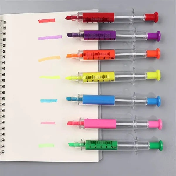 Syringe Shape Highlighter with Scale