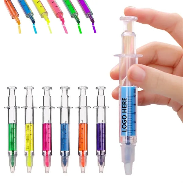 Syringe Shape Highlighter with Scale