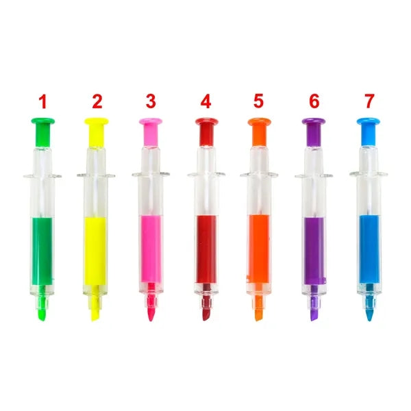 Syringe Shape Highlighter with Scale