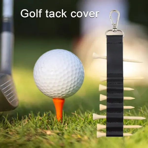 Golf Bag Tag Tee Holder With Keychain