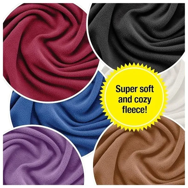 Fleece Wrap Shawl With Large Front Pockets
