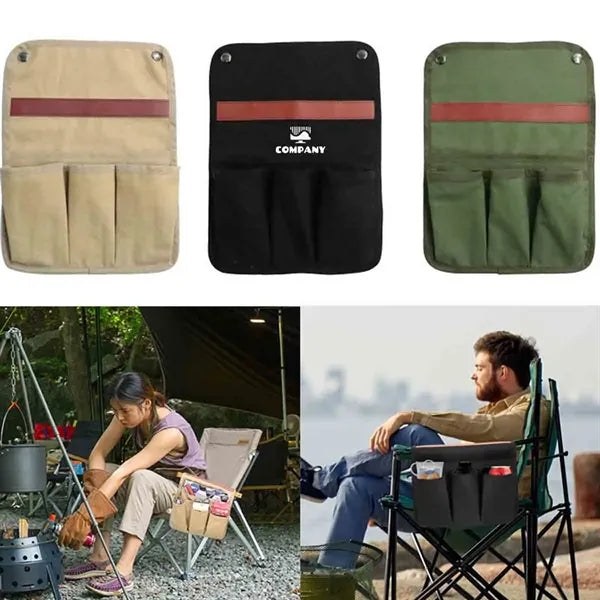 Camping Chair Armrest Storage Bag