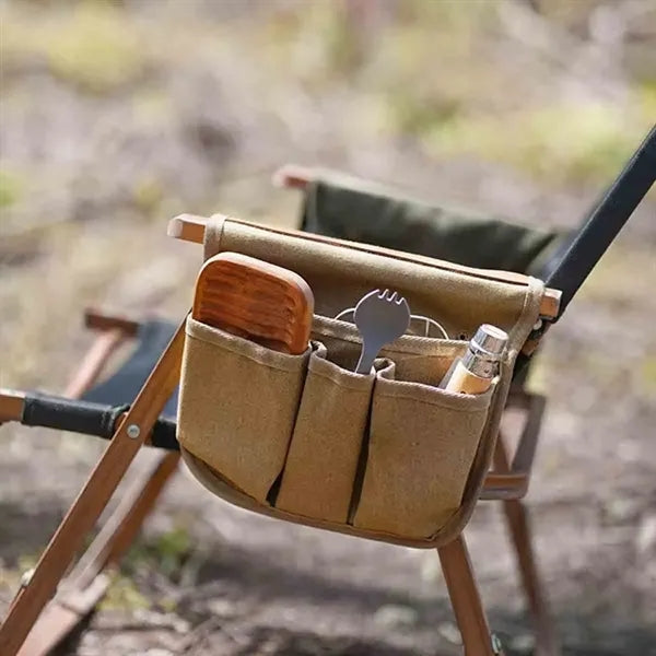 Camping Chair Armrest Storage Bag