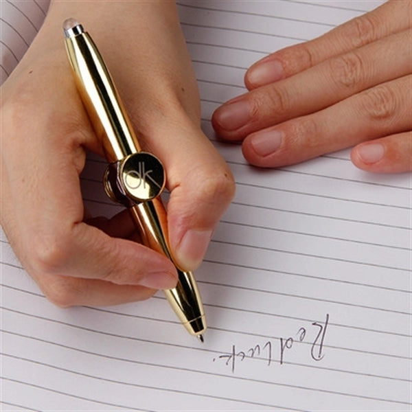 Hand Fidget Metal Pen with Flashlight