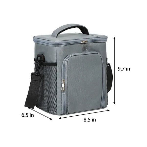 Insulated Cooler Lunch , Double-layer Bag