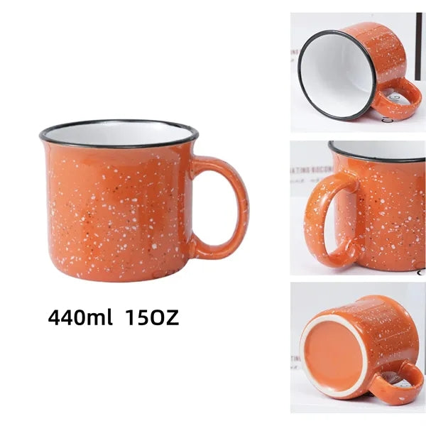 Campfire Ceramic Mug - Colors - 15 oz